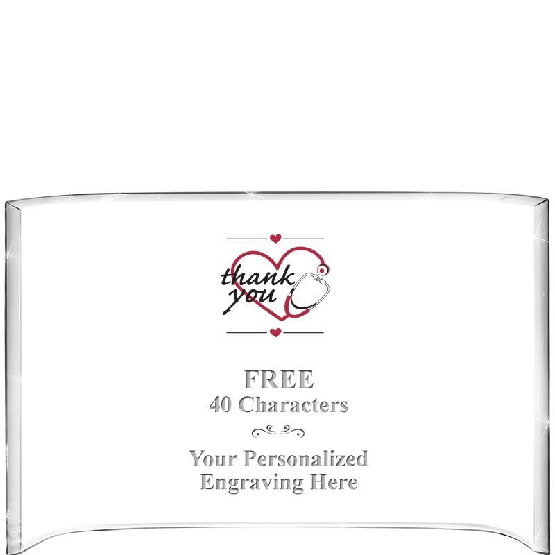 7 3/4"X 5" CURVA ACRYLIC