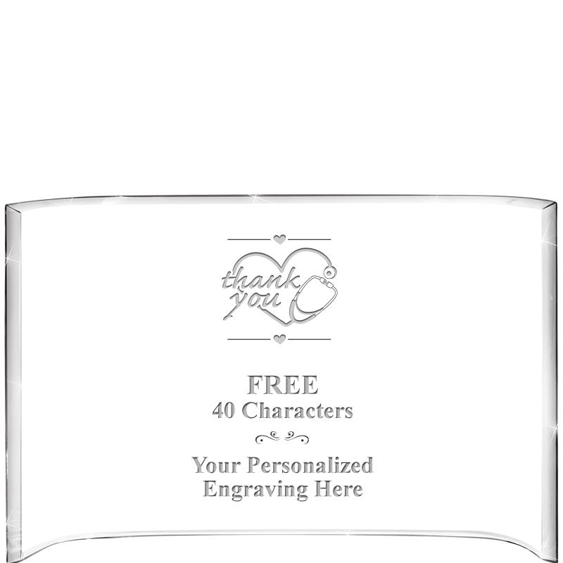 7 3/4"X 5" CURVA ACRYLIC