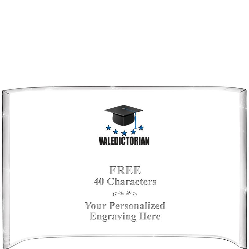 7 3/4"X 5" CURVA ACRYLIC