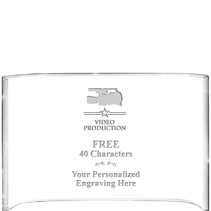 7 3/4"X 5" CURVA ACRYLIC