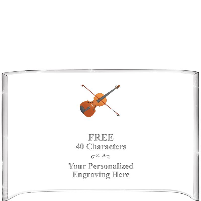 7 3/4"X 5" CURVA ACRYLIC