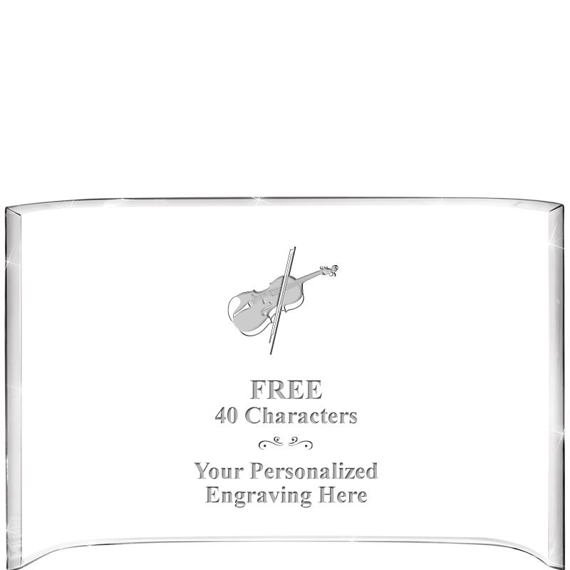 7 3/4"X 5" CURVA ACRYLIC