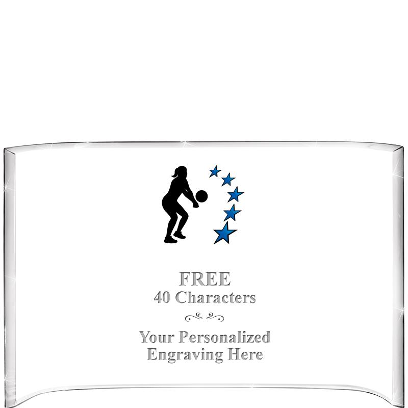 7 3/4"X 5" CURVA ACRYLIC