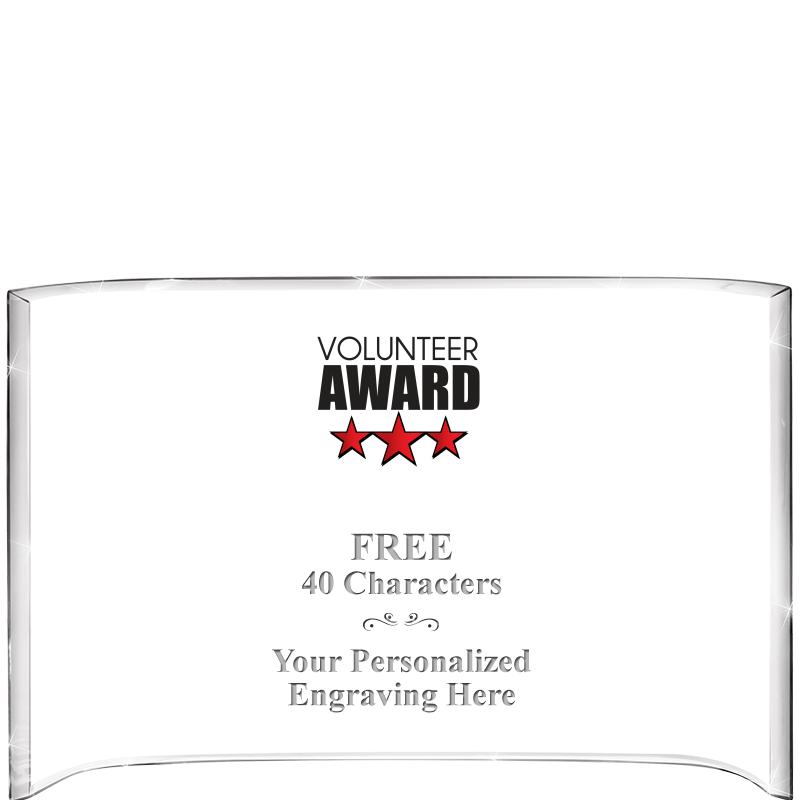 7 3/4"X 5" CURVA ACRYLIC