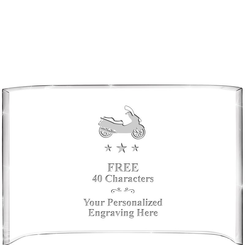 7 3/4"X 5" CURVA ACRYLIC