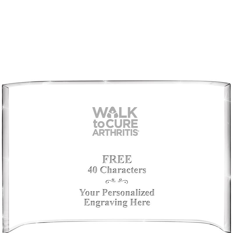 7 3/4"X 5" CURVA ACRYLIC