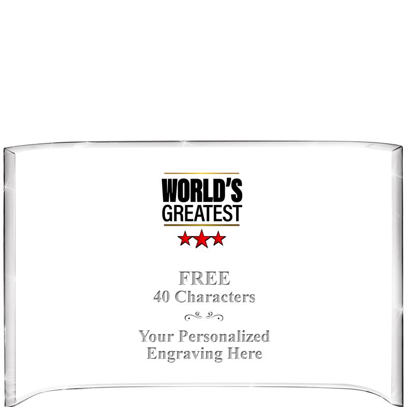 7 3/4"X 5" CURVA ACRYLIC