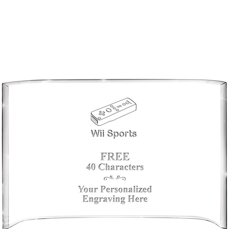 7 3/4"X 5" CURVA ACRYLIC