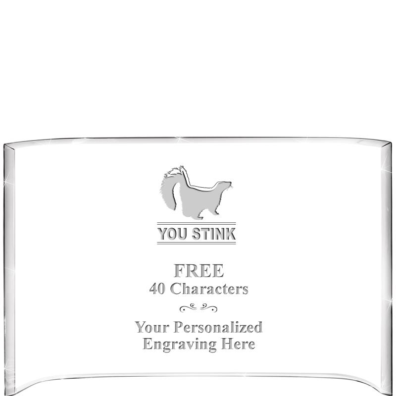 7 3/4"X 5" CURVA ACRYLIC