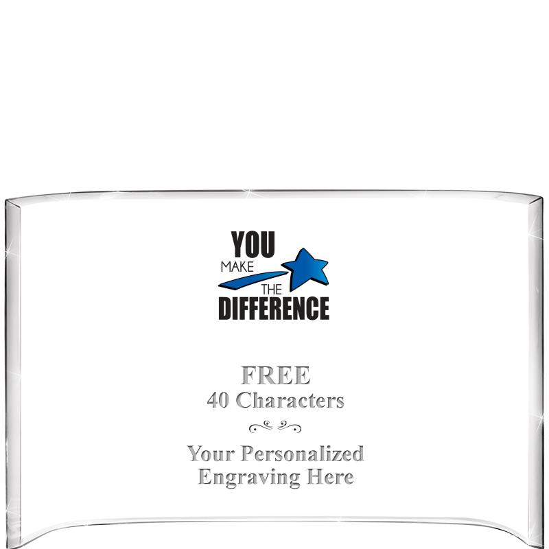 7 3/4"X 5" CURVA ACRYLIC