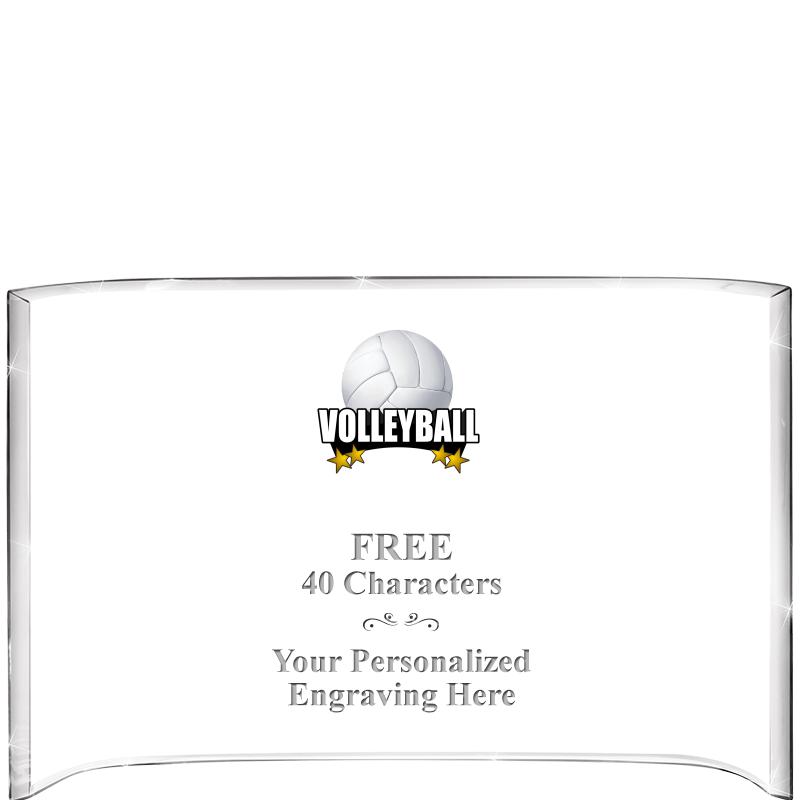 7 3/4"X 5" CURVA ACRYLIC