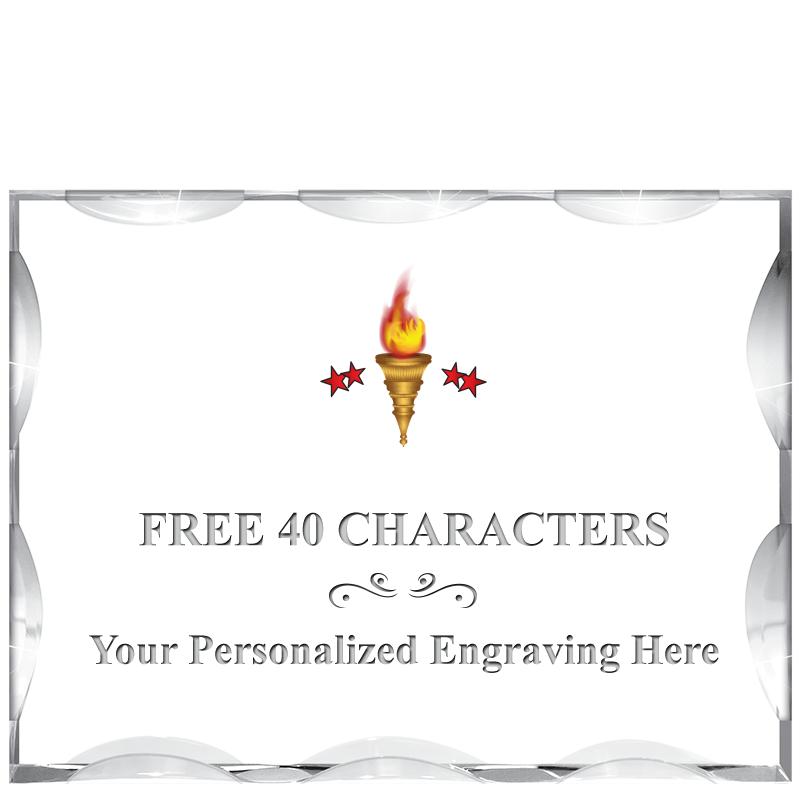 4"X3"HORIZONTAL ILLUSION ACRYL