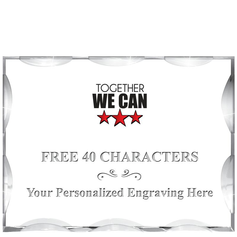 4"X3"HORIZONTAL ILLUSION ACRYL