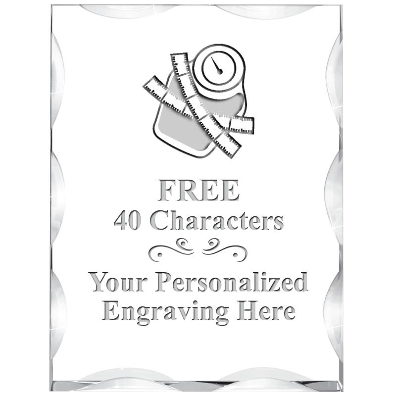 3"X4" VERTICAL ILLUSION ACRYLI