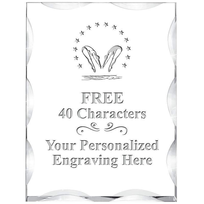 3"X4" VERTICAL ILLUSION ACRYLI