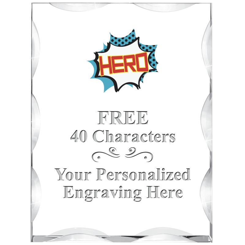 3"X4" VERTICAL ILLUSION ACRYLI