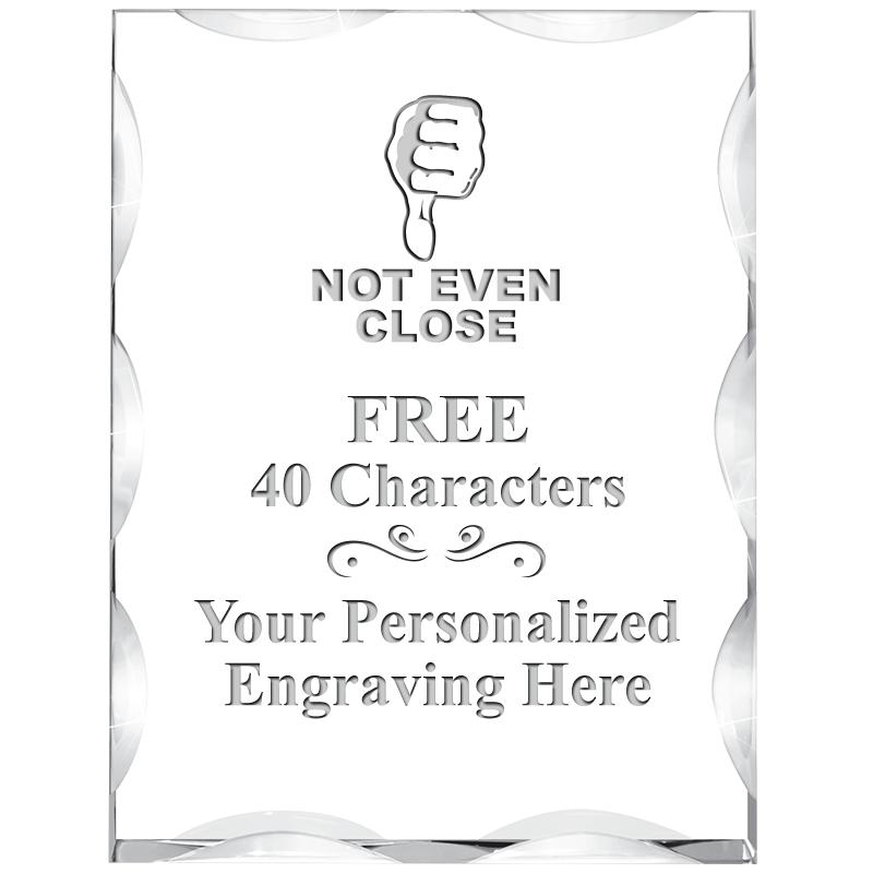 3"X4" VERTICAL ILLUSION ACRYLI