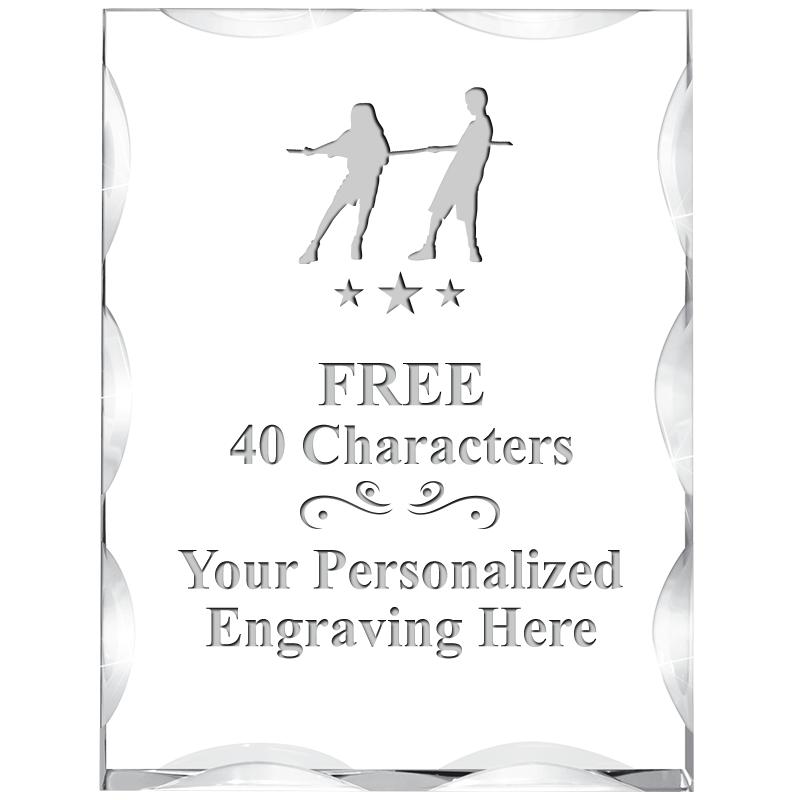 3"X4" VERTICAL ILLUSION ACRYLI