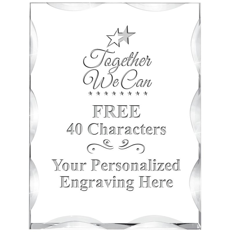 3"X4" VERTICAL ILLUSION ACRYLI