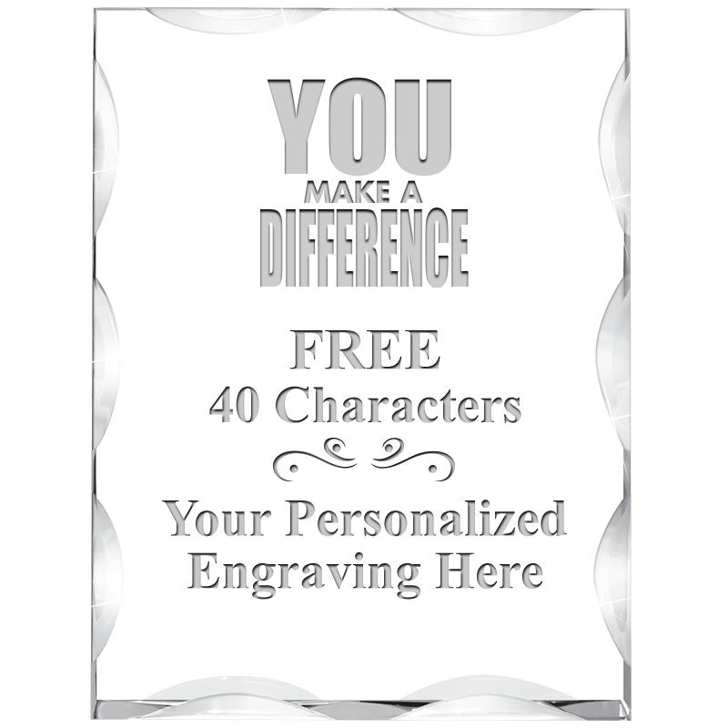 3"X4" VERTICAL ILLUSION ACRYLI