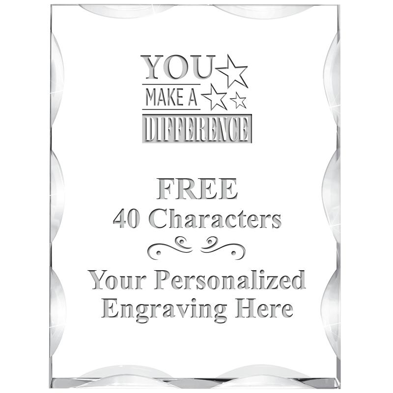 3"X4" VERTICAL ILLUSION ACRYLI