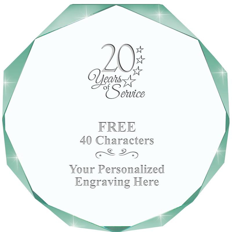 JADE IMPERIAL OCTAGON ACRYLIC