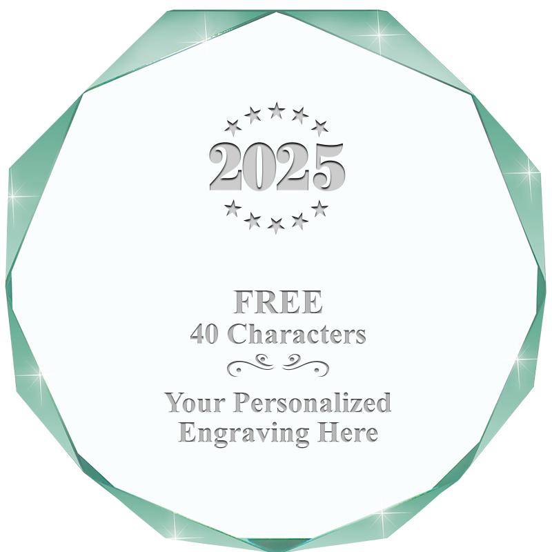 JADE IMPERIAL OCTAGON ACRYLIC