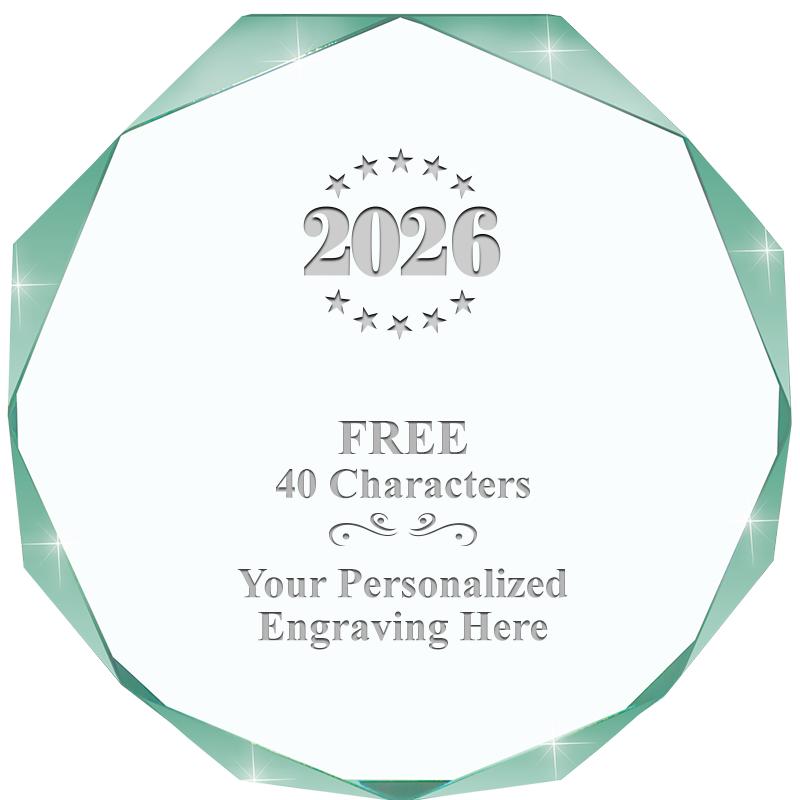 JADE IMPERIAL OCTAGON ACRYLIC