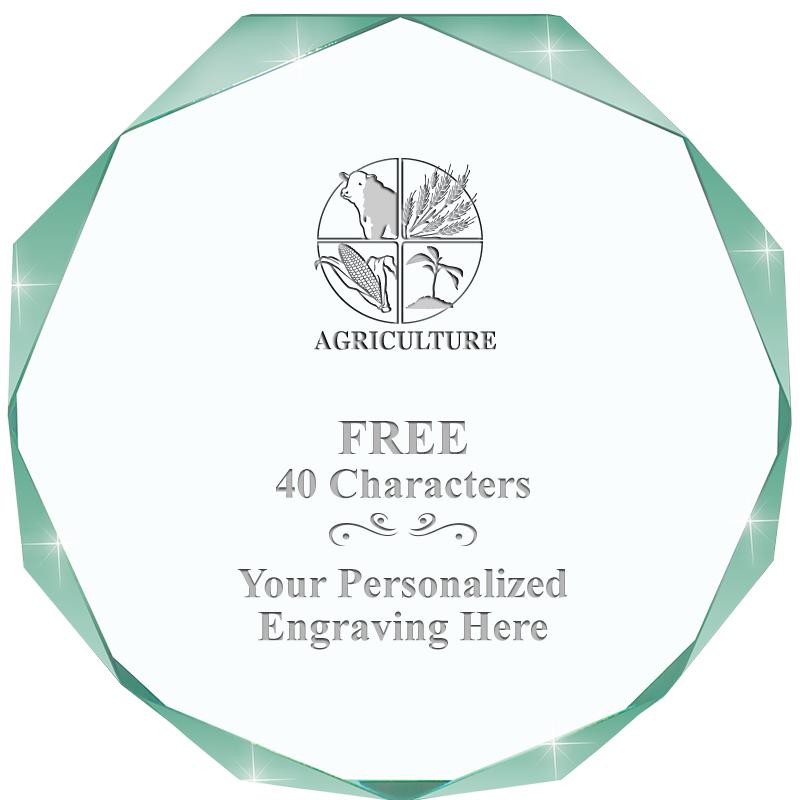 JADE IMPERIAL OCTAGON ACRYLIC