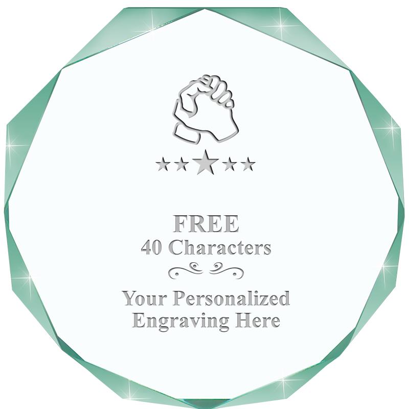 JADE IMPERIAL OCTAGON ACRYLIC