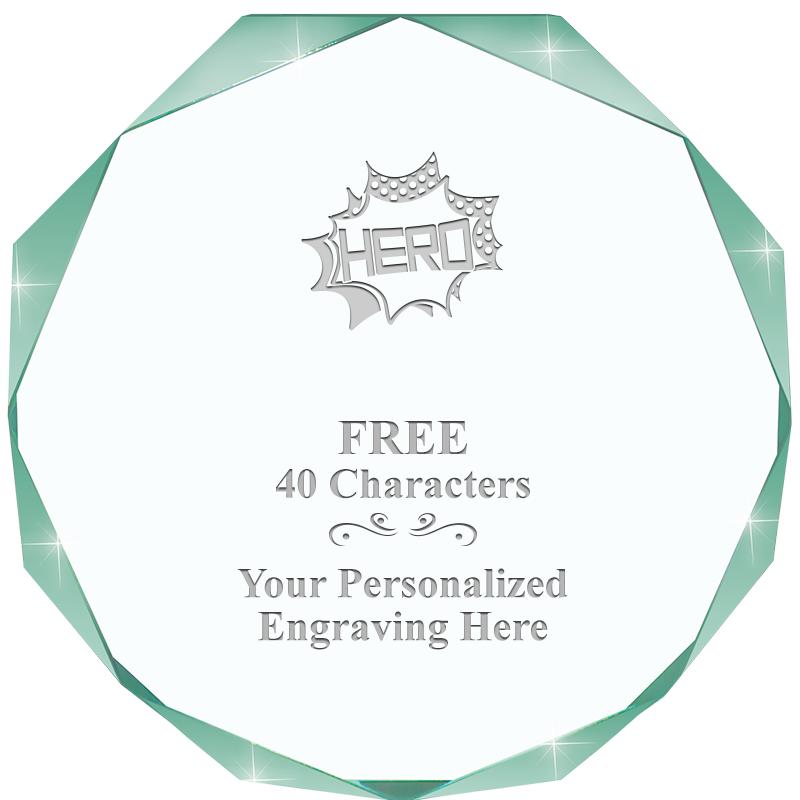 JADE IMPERIAL OCTAGON ACRYLIC