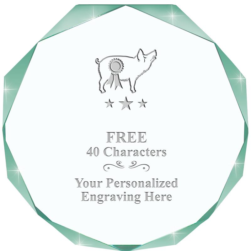 JADE IMPERIAL OCTAGON ACRYLIC