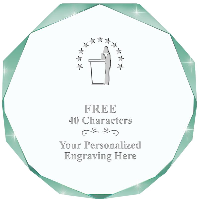 JADE IMPERIAL OCTAGON ACRYLIC