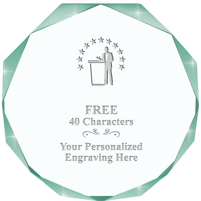 JADE IMPERIAL OCTAGON ACRYLIC