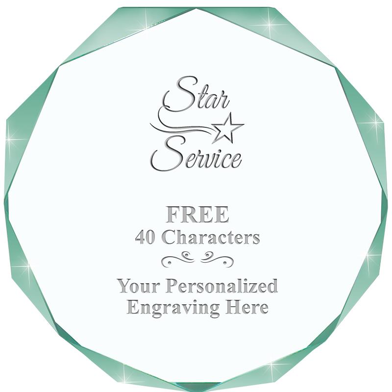 JADE IMPERIAL OCTAGON ACRYLIC