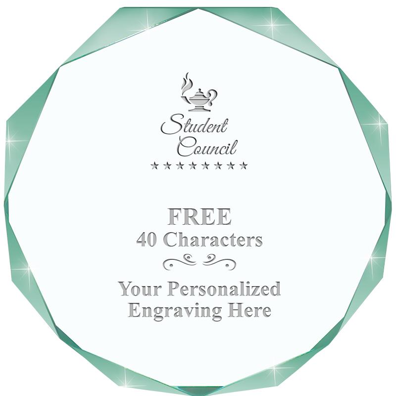 JADE IMPERIAL OCTAGON ACRYLIC