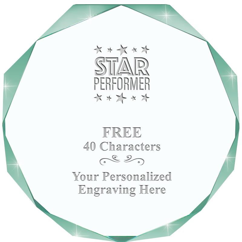 JADE IMPERIAL OCTAGON ACRYLIC