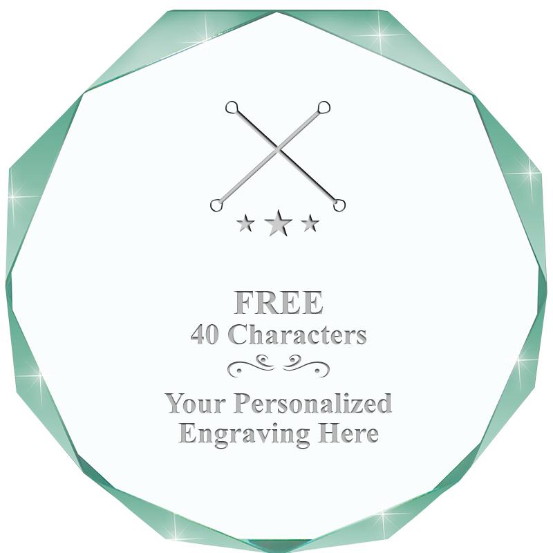 JADE IMPERIAL OCTAGON ACRYLIC