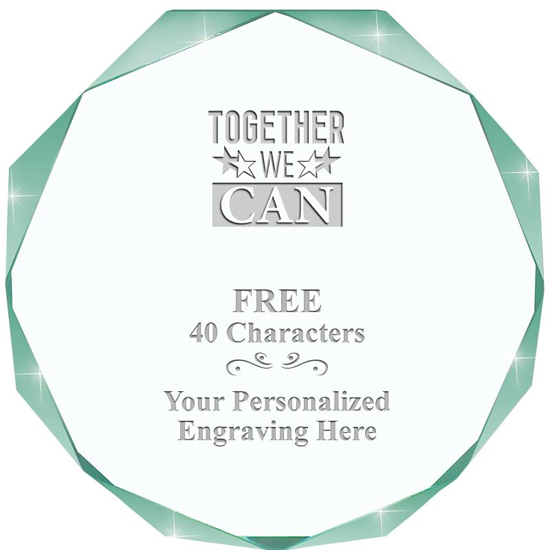 JADE IMPERIAL OCTAGON ACRYLIC