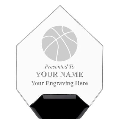 7" CREST DIAMOND ACRYLIC