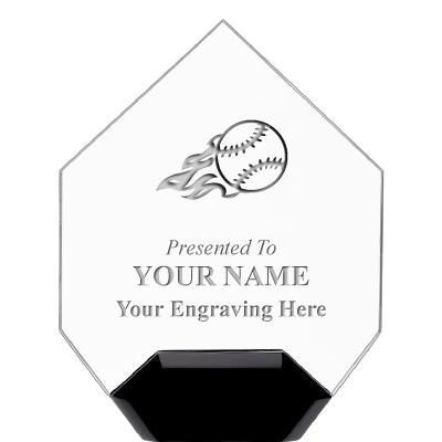 7" CREST DIAMOND ACRYLIC