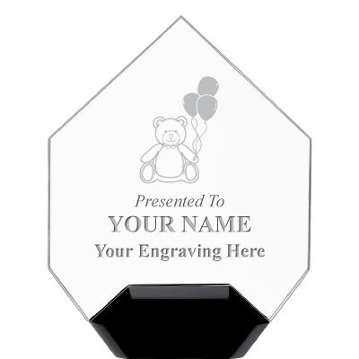 7" CREST DIAMOND ACRYLIC