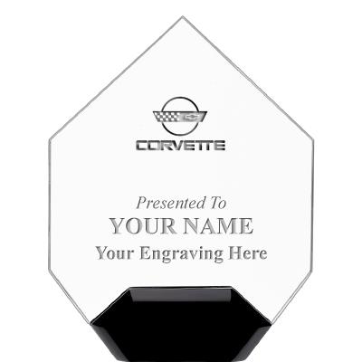 7" CREST DIAMOND ACRYLIC