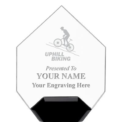 7" CREST DIAMOND ACRYLIC