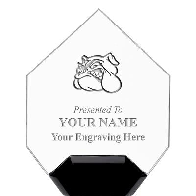 7" CREST DIAMOND ACRYLIC