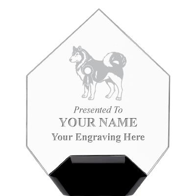 7" CREST DIAMOND ACRYLIC