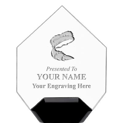 7" CREST DIAMOND ACRYLIC