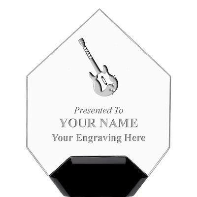 7" CREST DIAMOND ACRYLIC