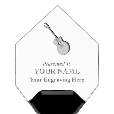 7" CREST DIAMOND ACRYLIC