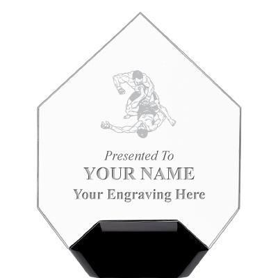 7" CREST DIAMOND ACRYLIC